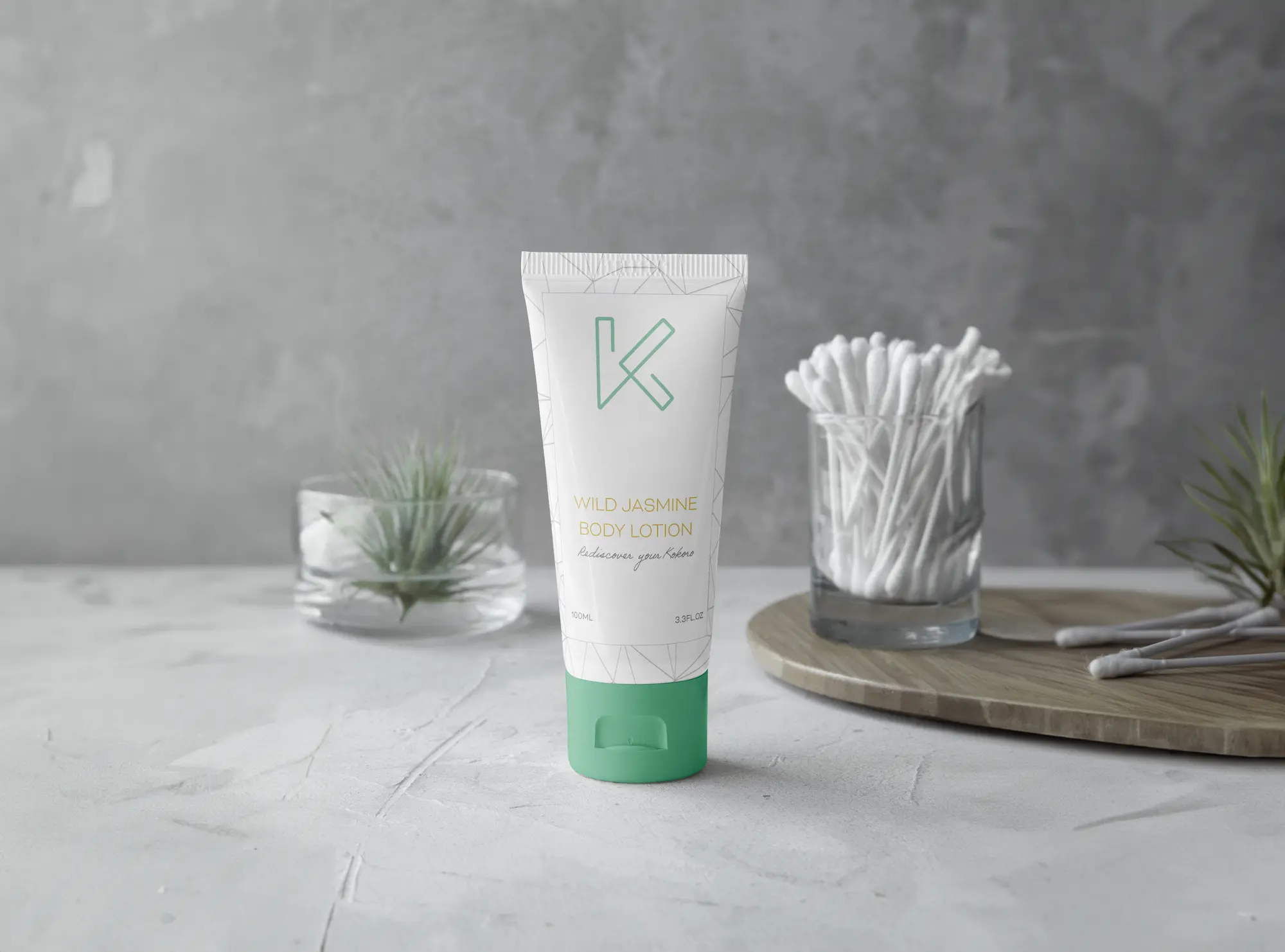 Kokoro Cream Tube Mockup | HotSauce Design Works