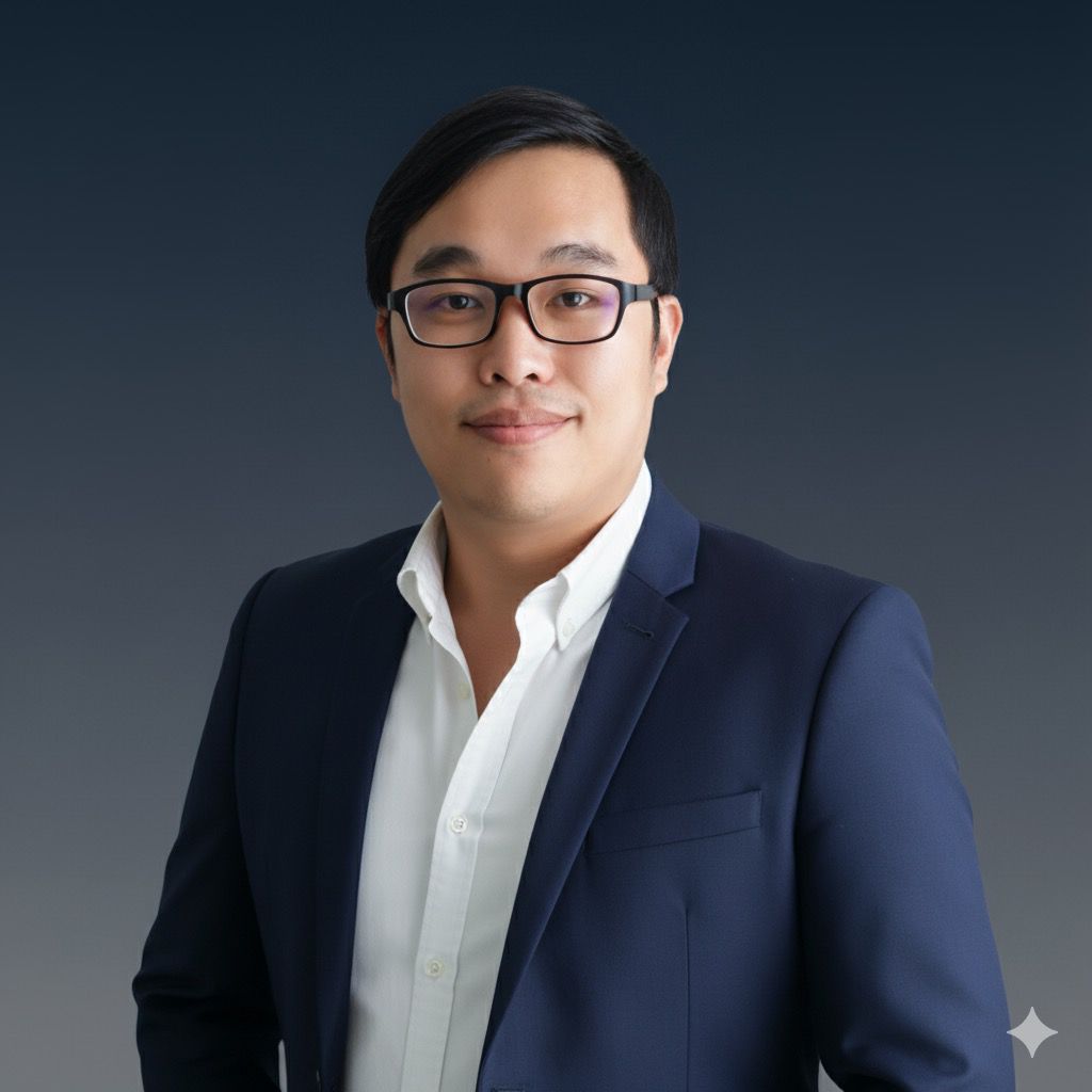 smiling woman wearing red, black, and gray plaid blazer