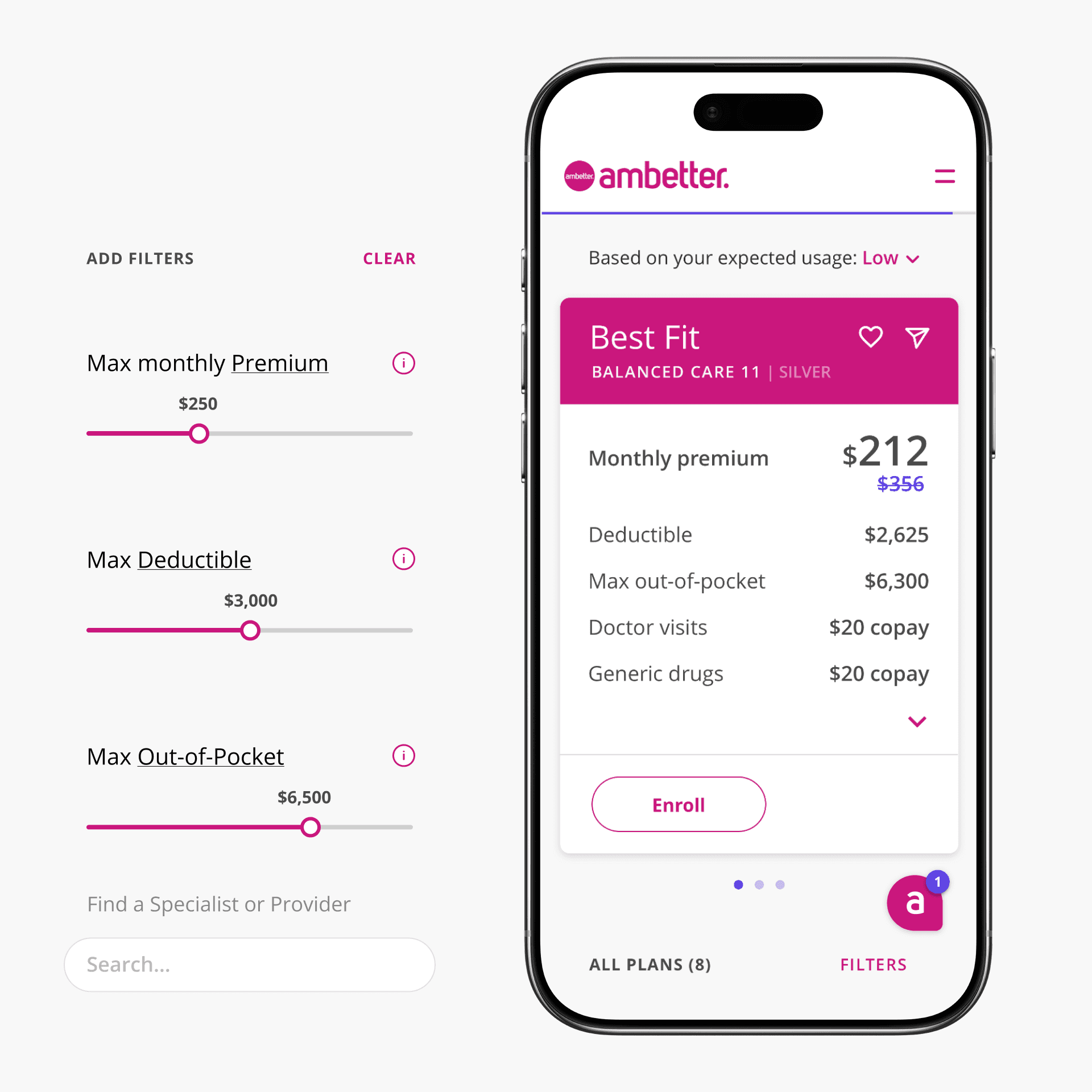 Plan recommendation redesign based on qualitative feedback