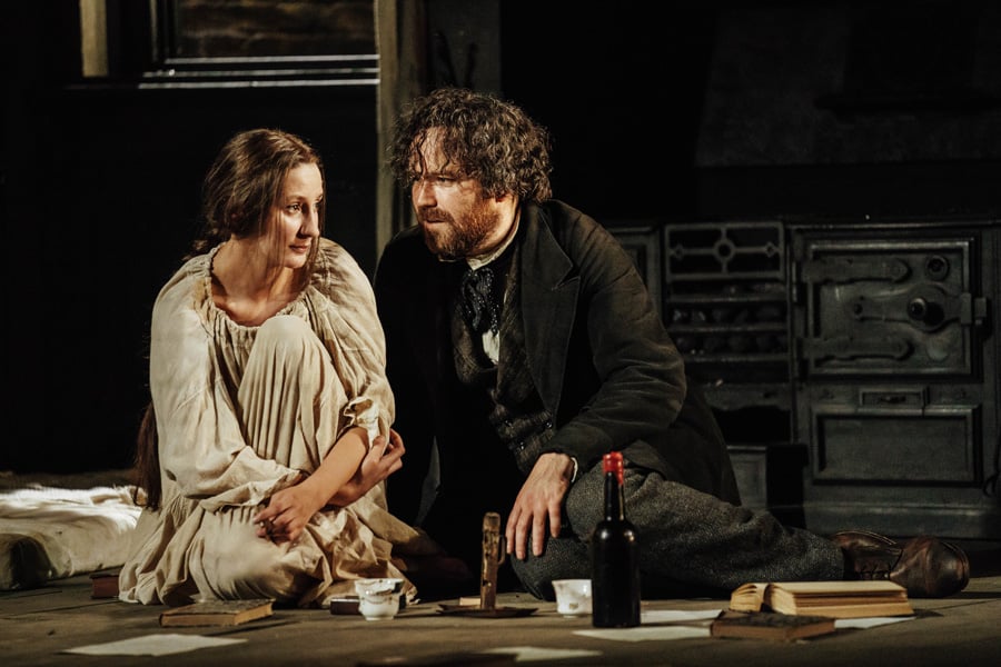 Young Marx at the Bridge Theatre