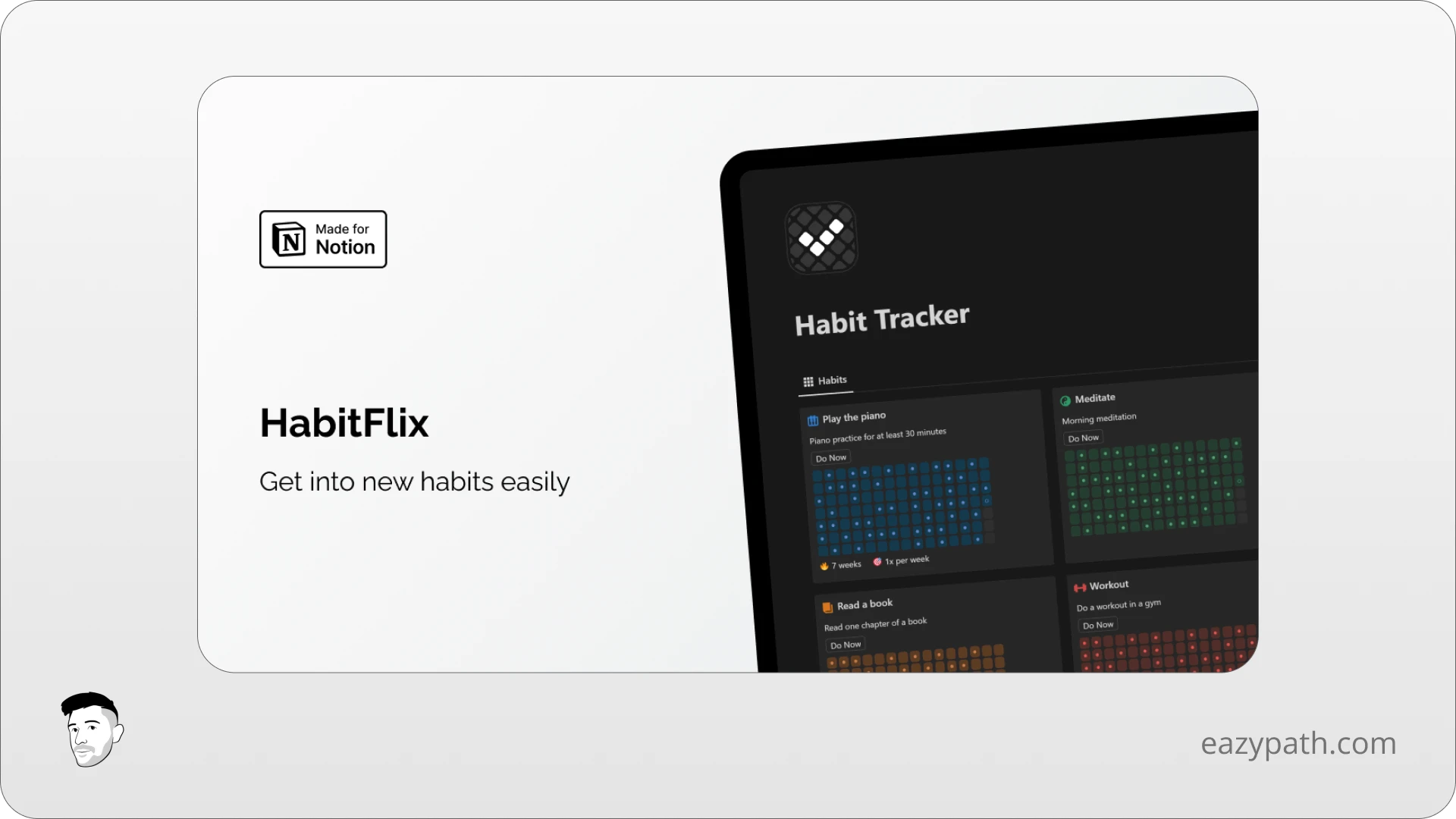 HabitFlix – Habit Tracker for Notion