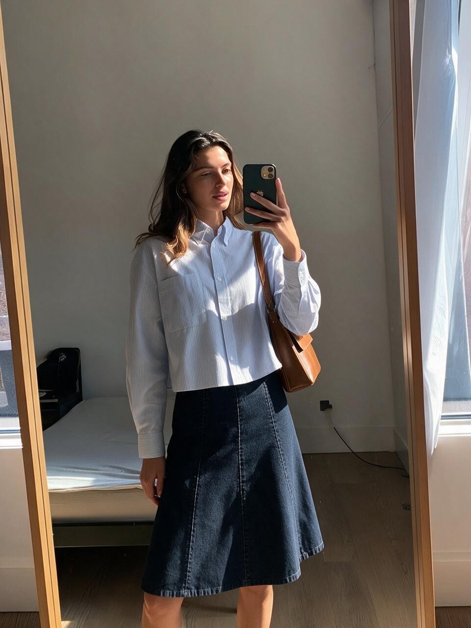 The whole look, tried on