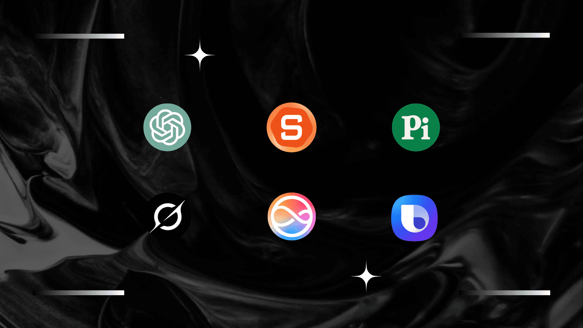 Image shows various AI logos - : How to Make Character AI Voices