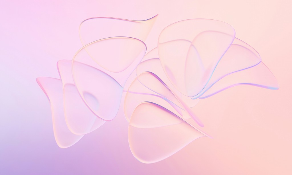 a close up of bubbles on a purple and pink background