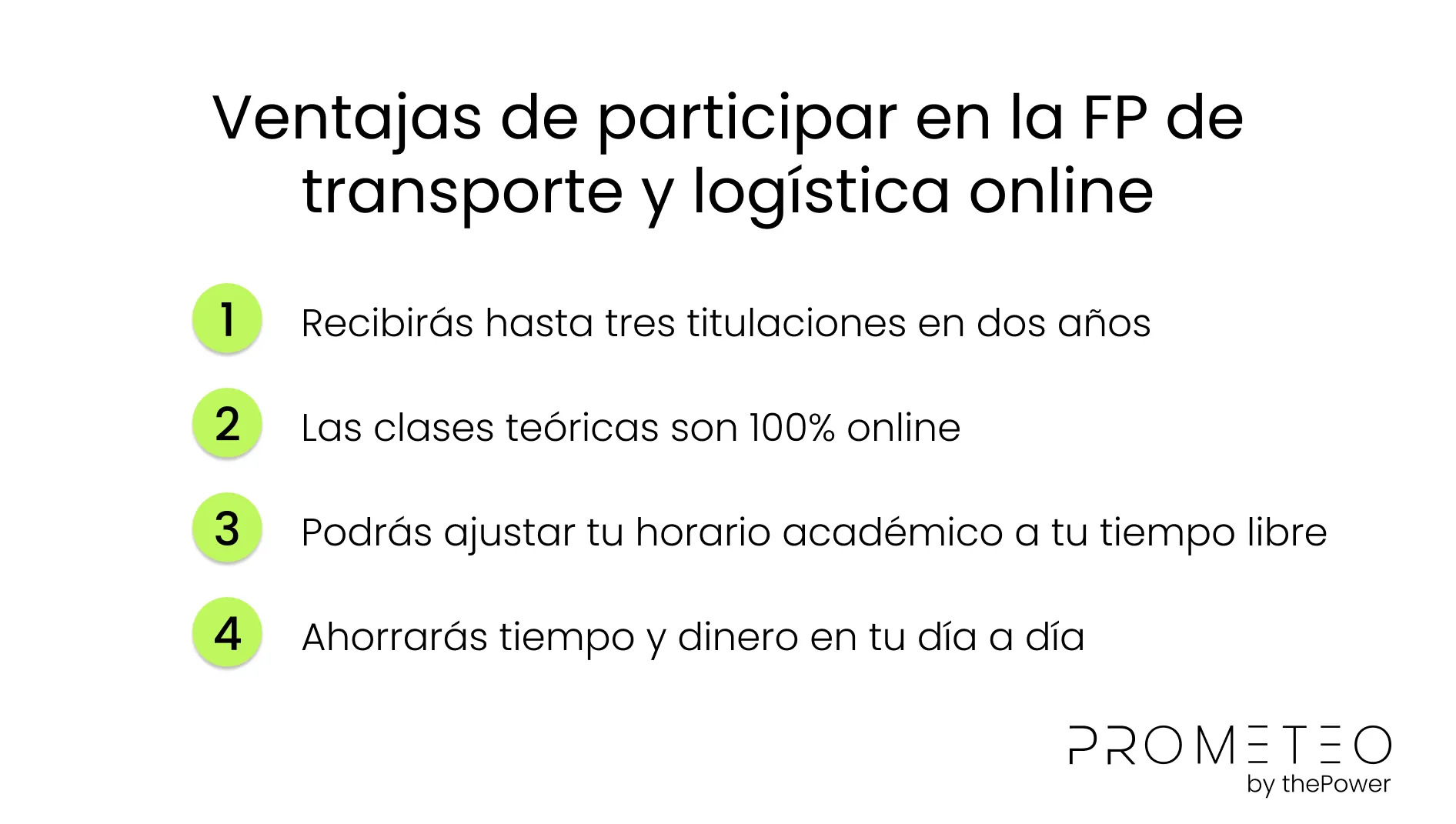 Ventajas de participar en la FP de transporte y logística online