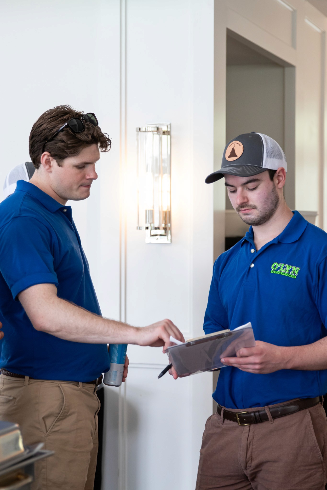 olyn roofing team testimonial picture