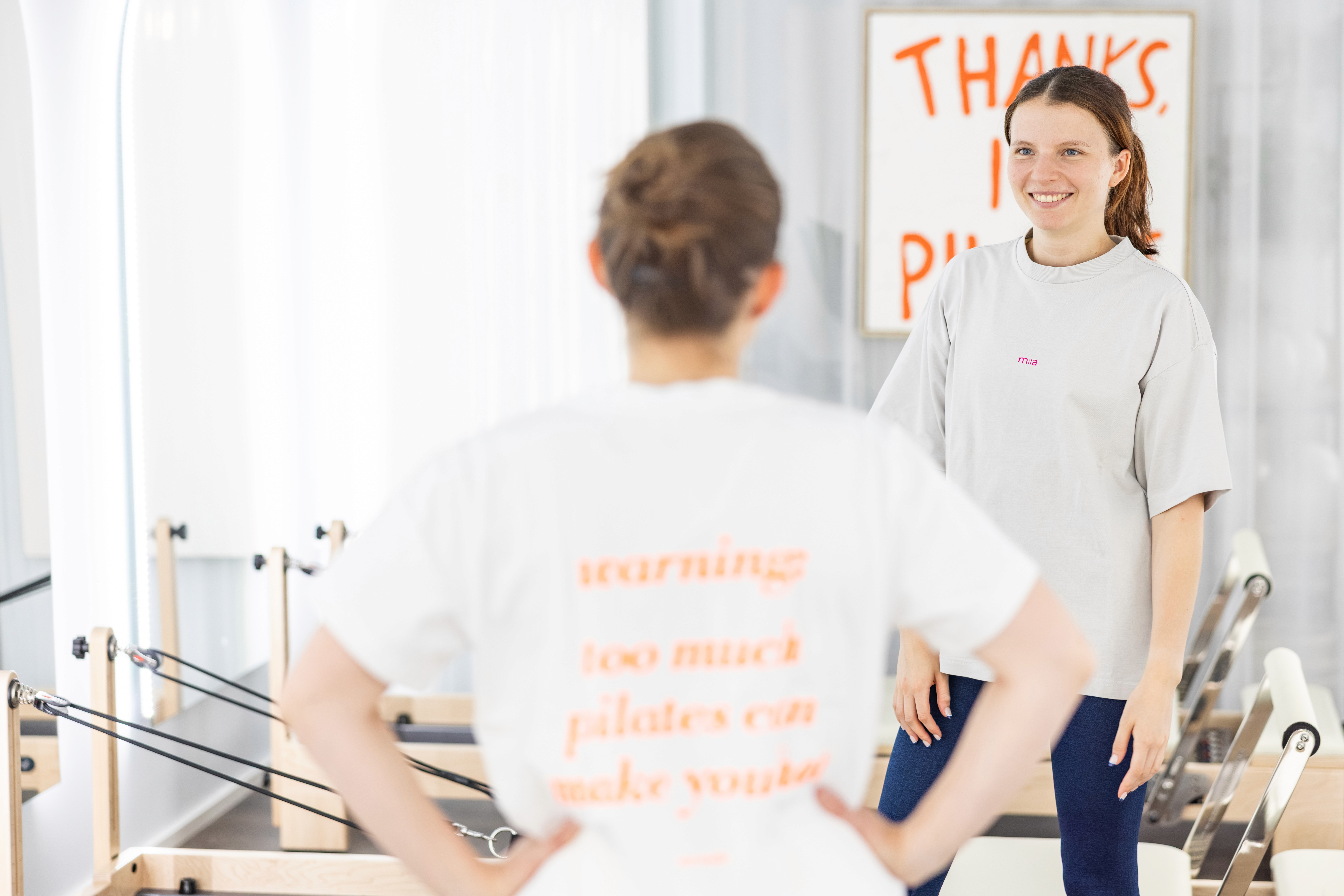 Group reformer pilates class