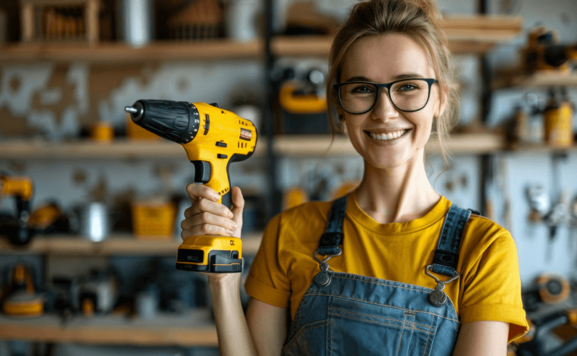 Female DIY entrepreneur