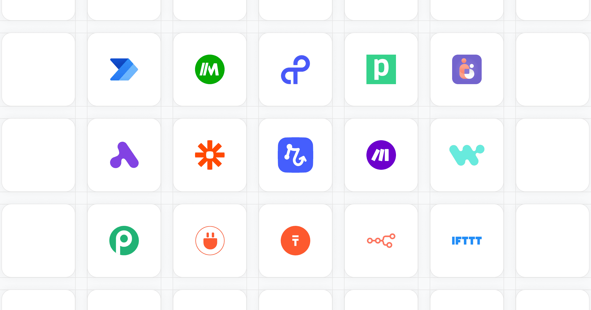 Icons of recommended tools