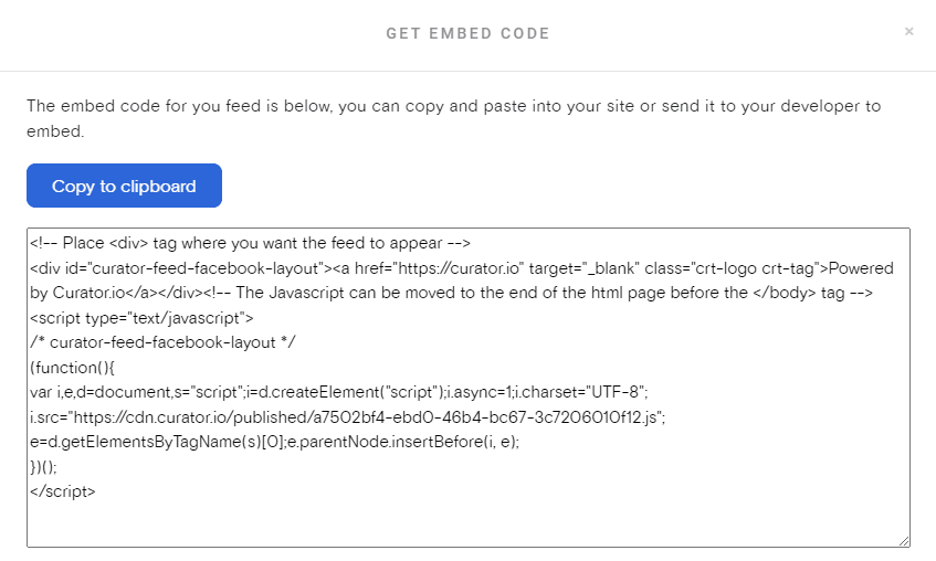 Get embed code