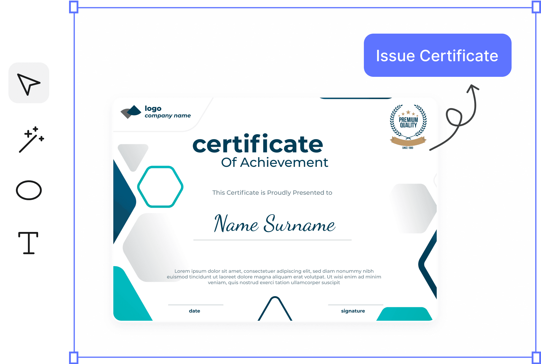 ease to design and issue