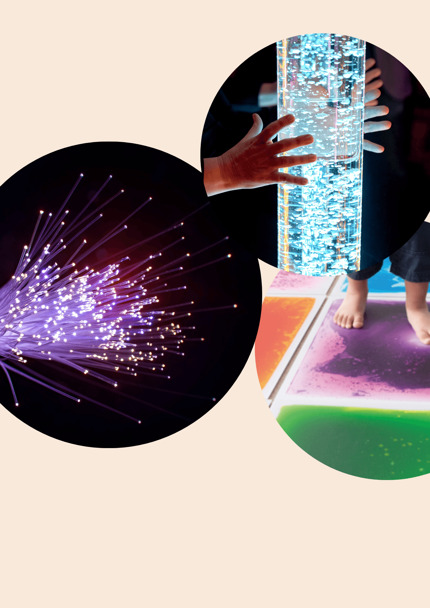 Salle sensorielle pour un moment calme et apaisant avec son enfant