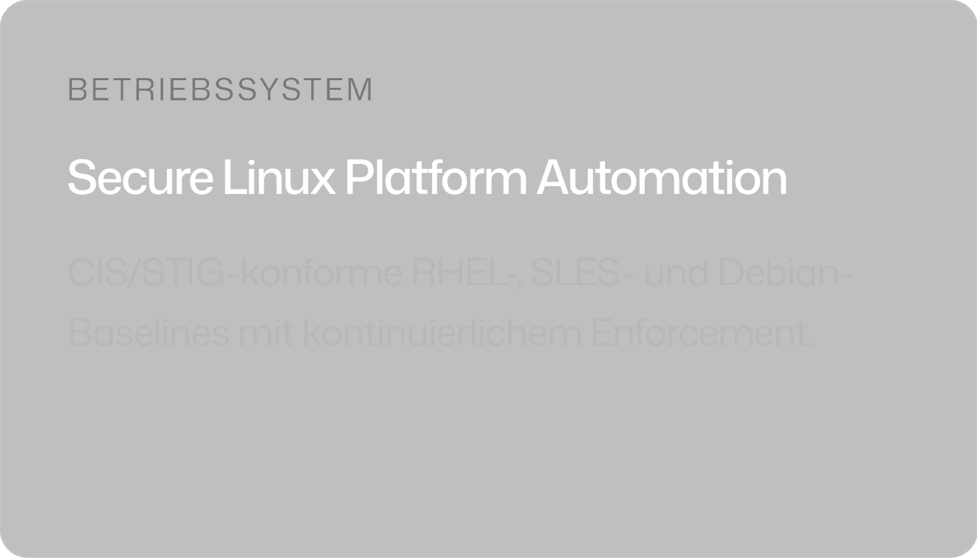 Secure Linux Platform Automation