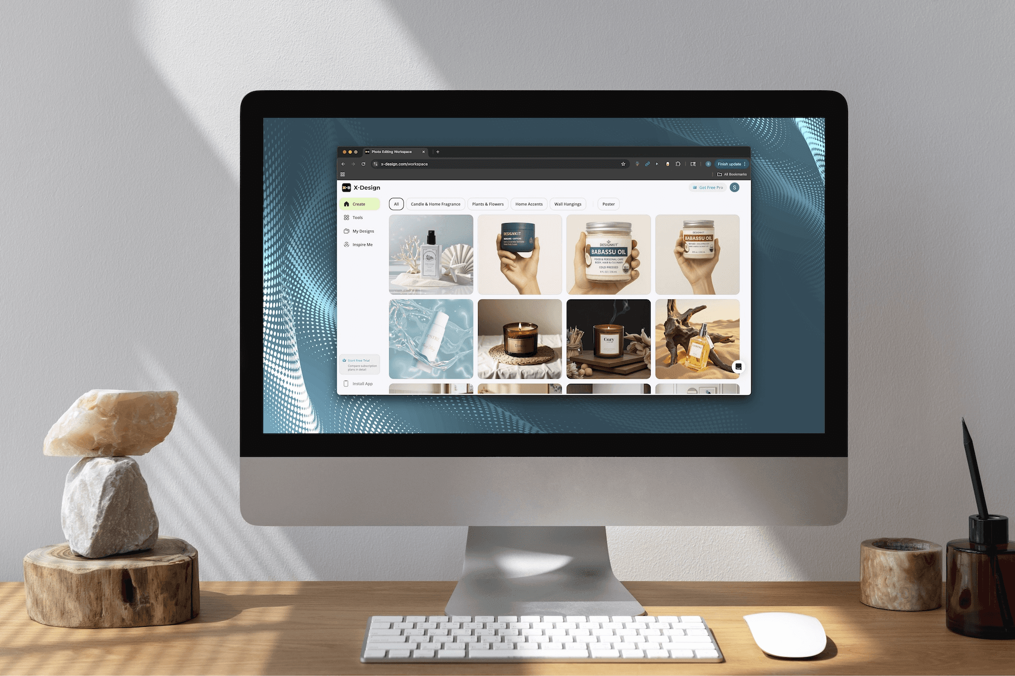 Computer displays design templates - AI Product Content Creation for Ecommerce