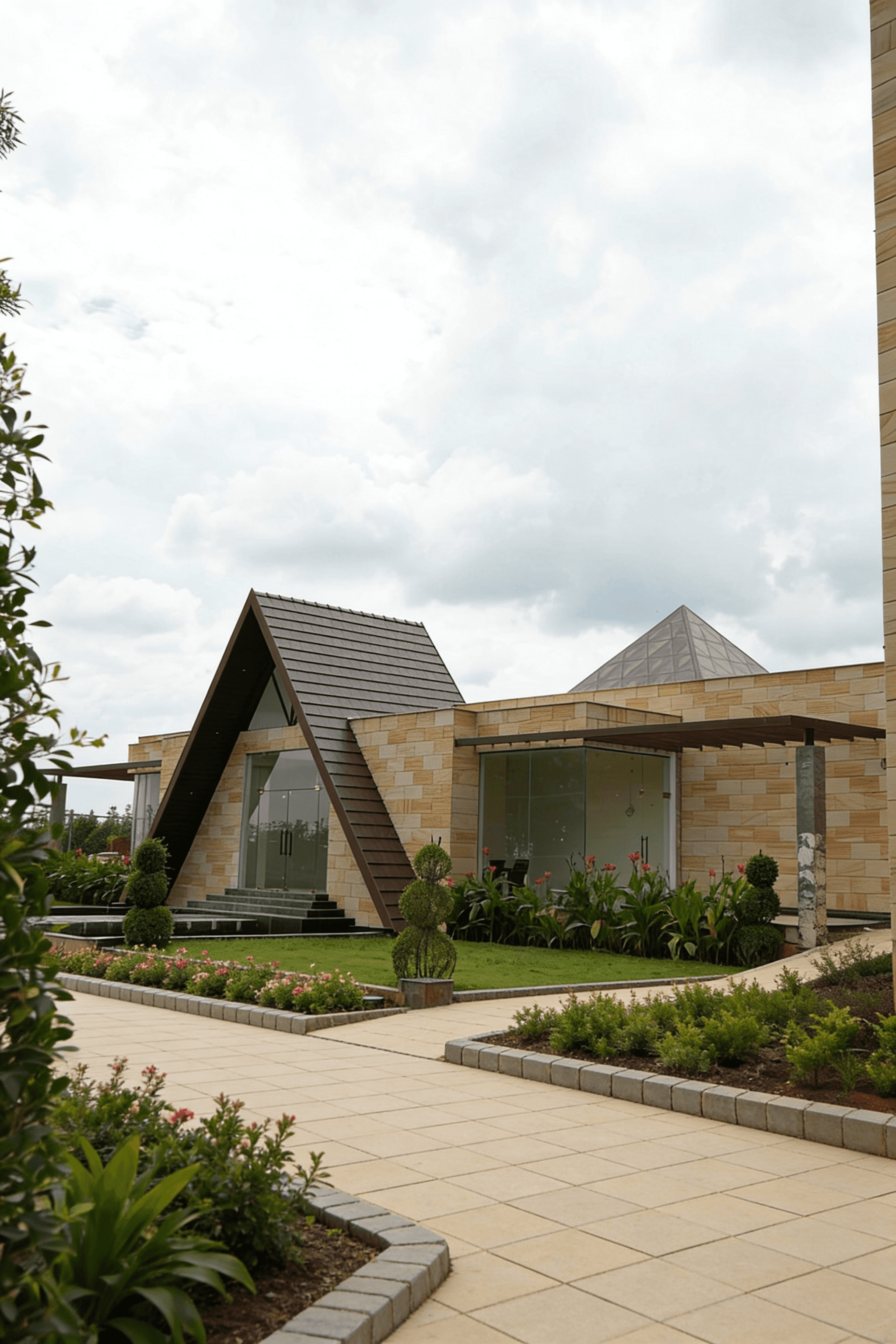 outside of an apartment