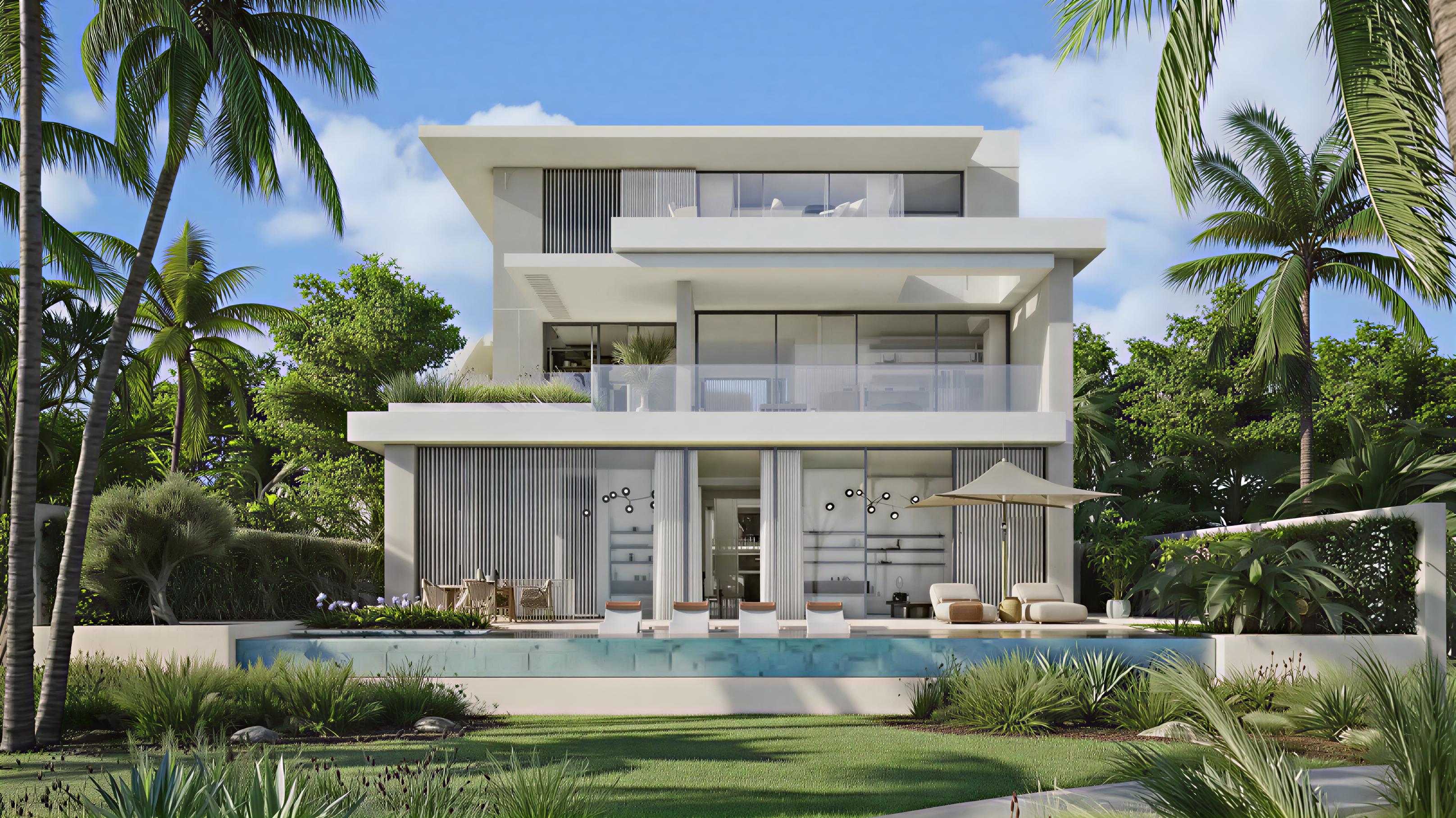 241 Waterside, a new apartment building in Dubai Islands, featuring contemporary design and scenic views.