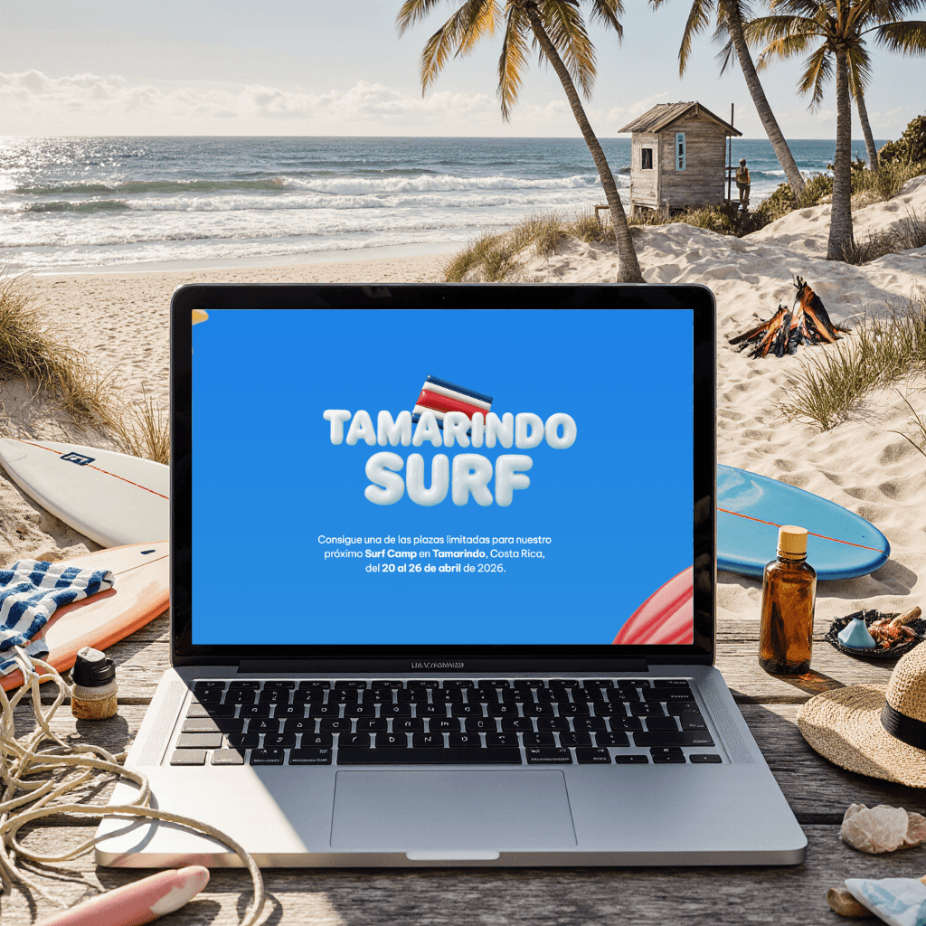 Portofolio diseño web Costa Rica - Surf Camp