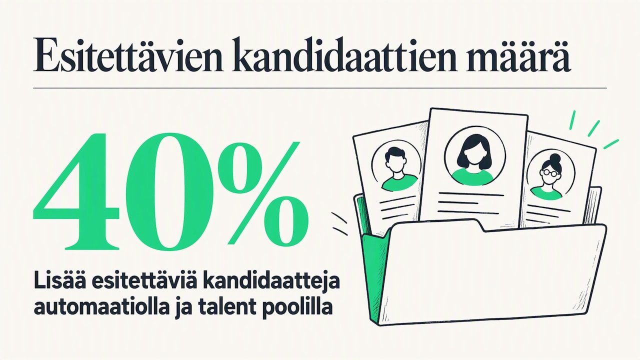 Recruitifyn näkökulma: sekvenssi kuuluu prosessiin, ei erilliseen työkaluun — overview diagram