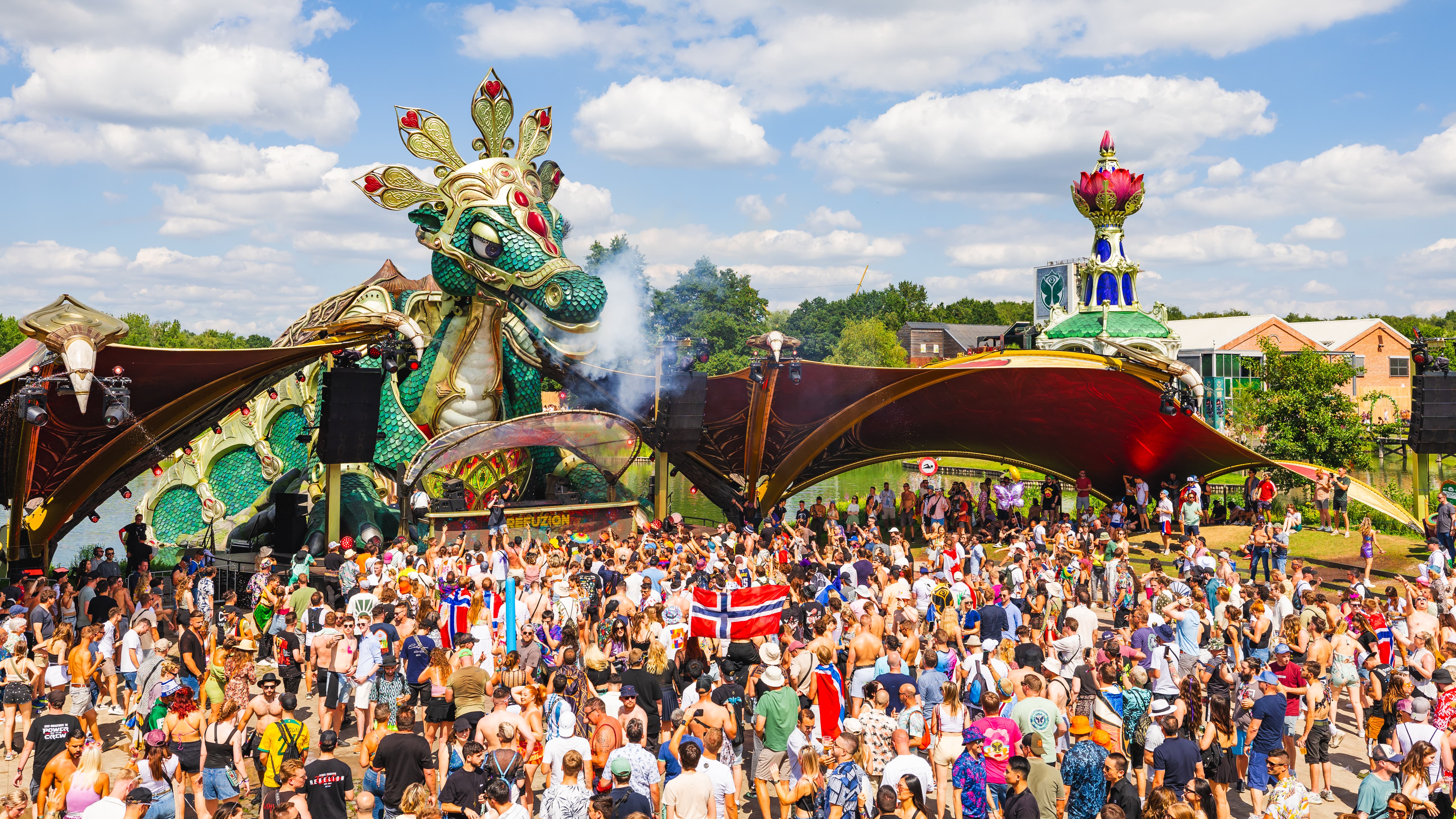 The Dragon at The Rose Garden at Tomorrowland Boom Belgium