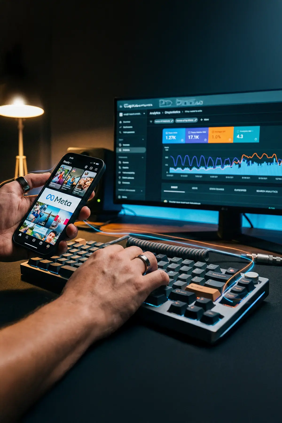 Google arama ağı ve Instagram performans reklamlarının entegre yönetimi.