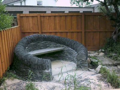 Trockenmauerkunstwerk von George Gunn