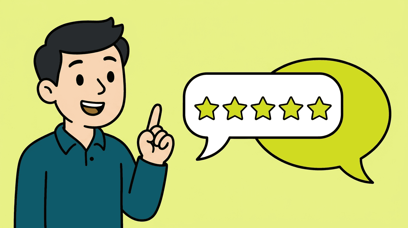 Illustration zum Beitrag: Google-Bewertungen beantworten: was hilft und was schadet