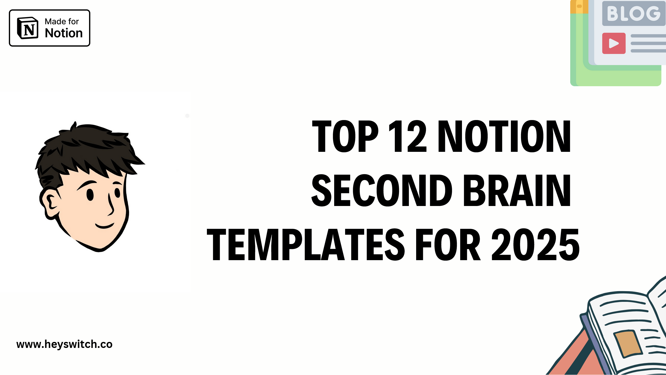 top 12 notion second brain templates for 2025