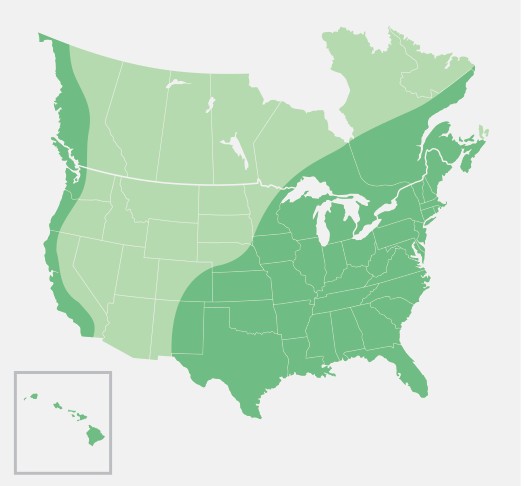 GAF map showing widespread blue-green algae exposure, with greater concern in humid areas.