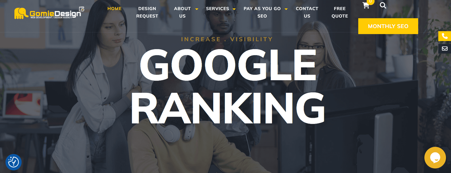 gomie design - SEO Agency Cardiff