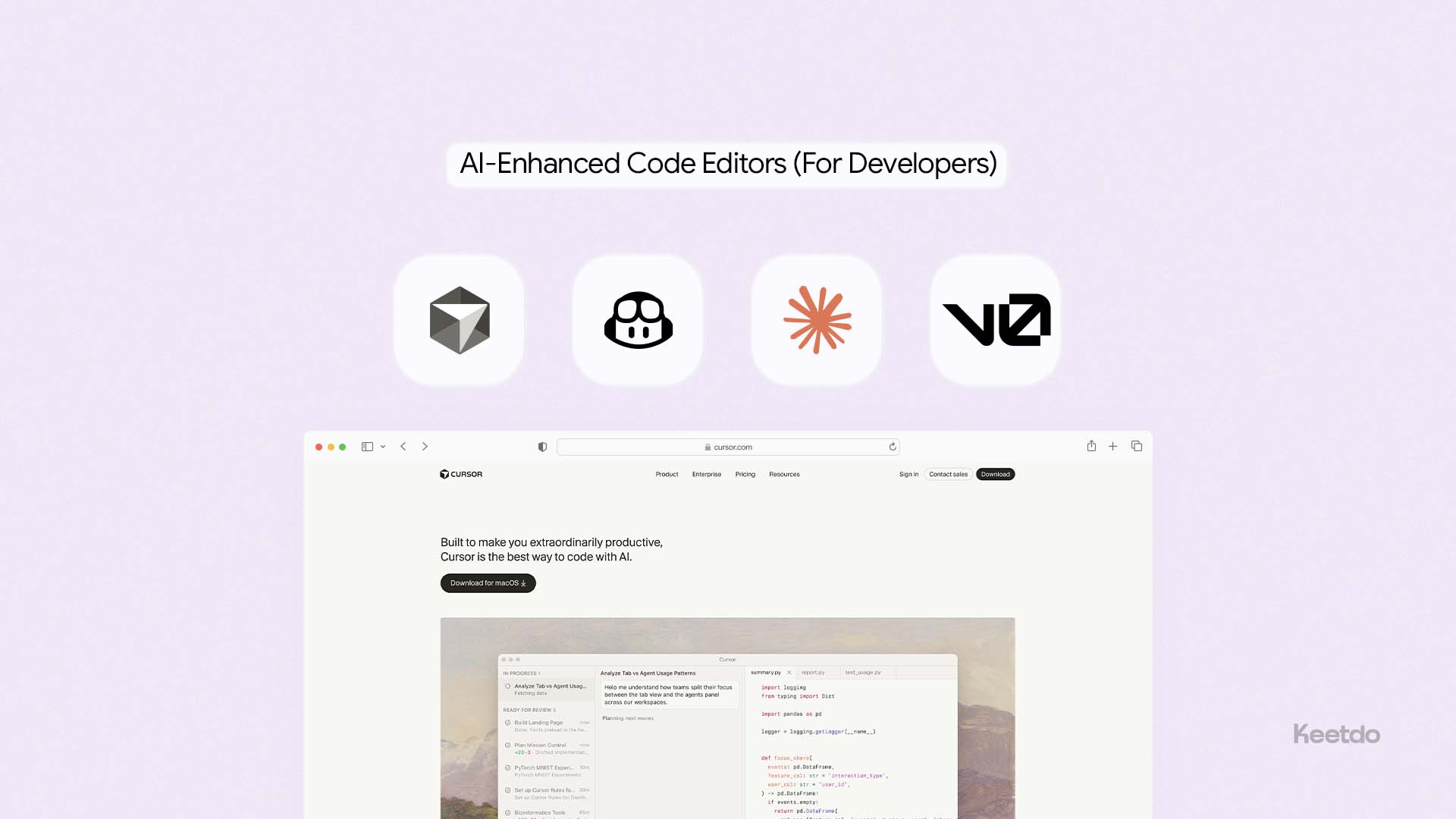 AI-Enhanced Code Editors (For Developers)