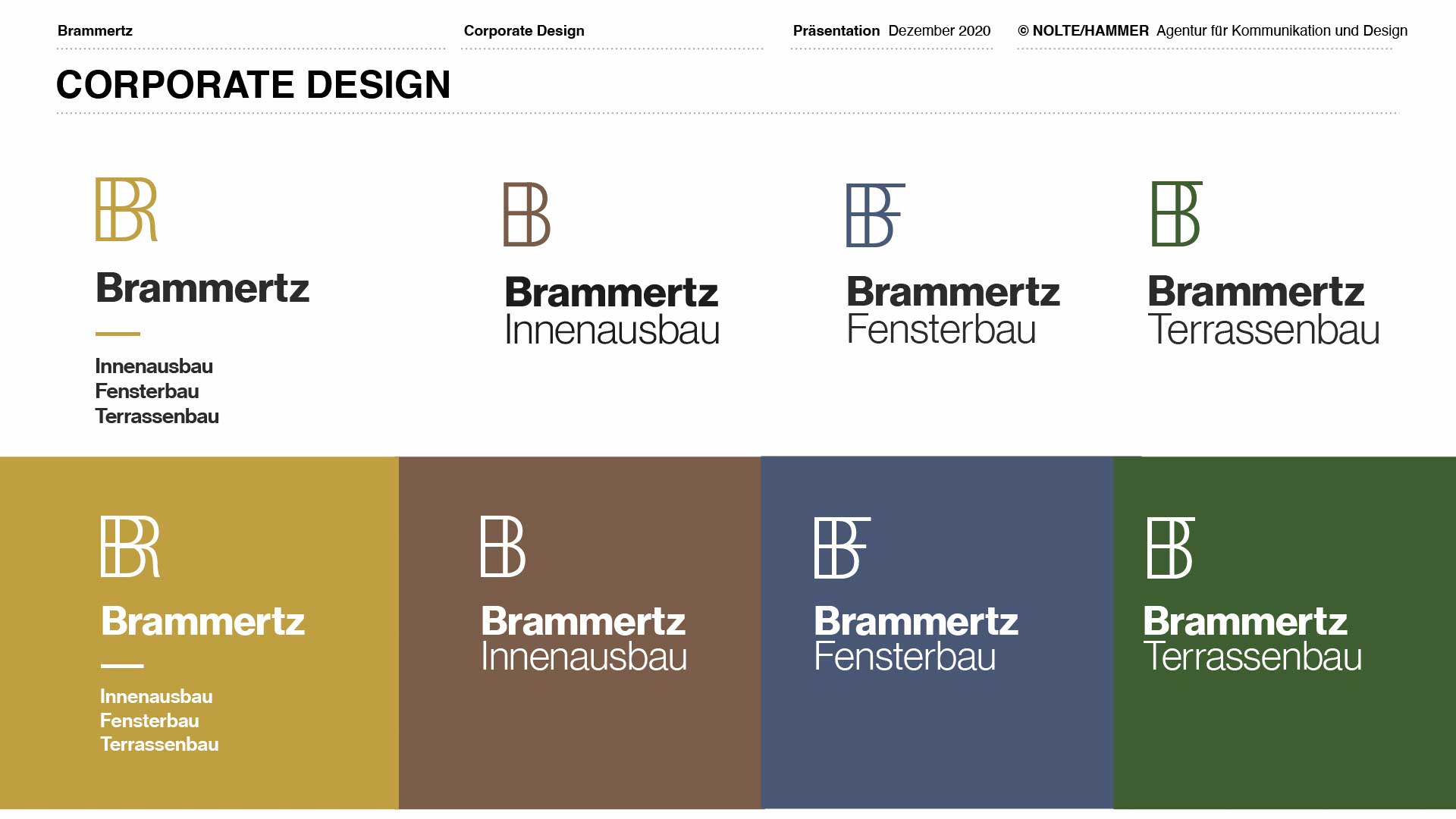 Brammertz Corporate Design Logos