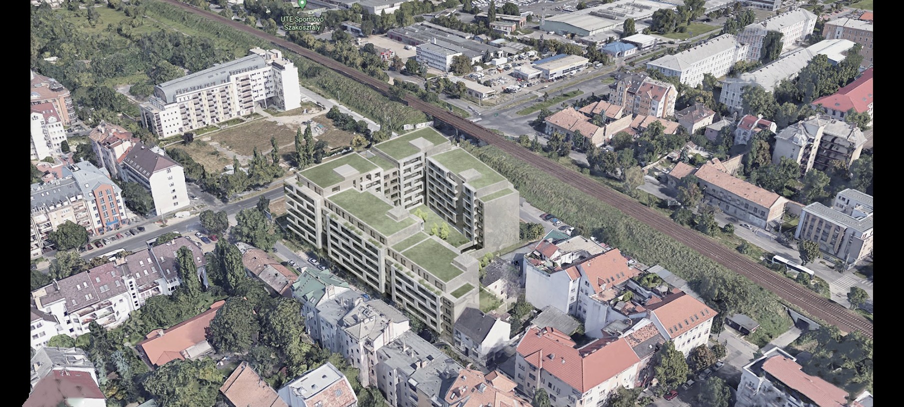 lakópark látványterv