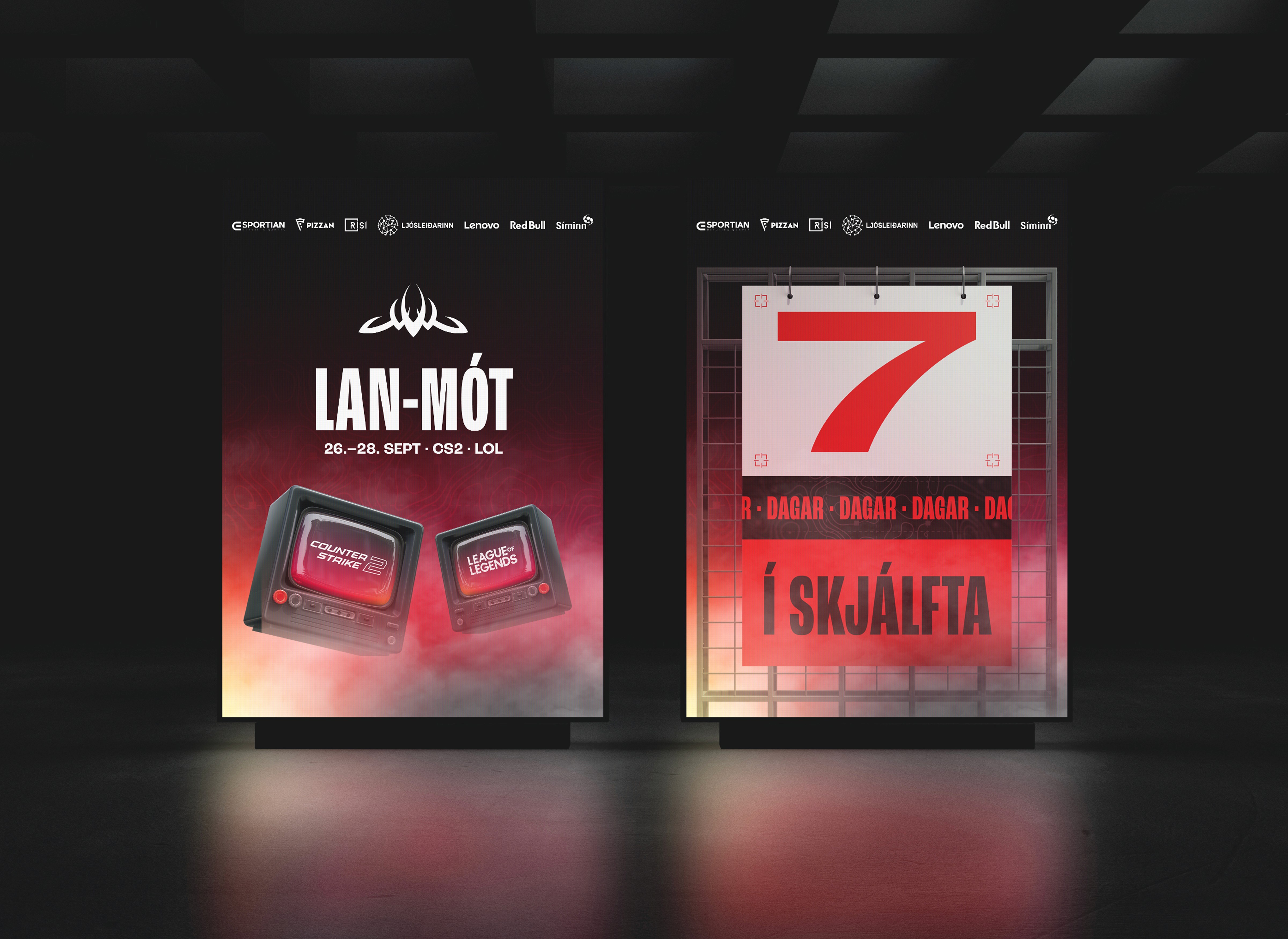 Skjálfti 2025 Social Media Posts