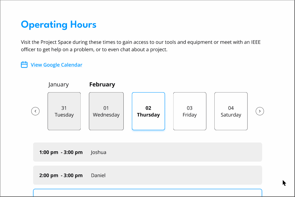 Final Design: Projects Space Design