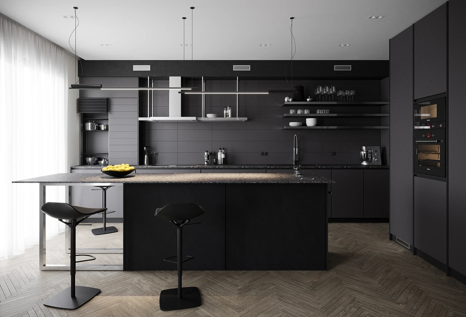 Détail — textile en lin sur fond bois.