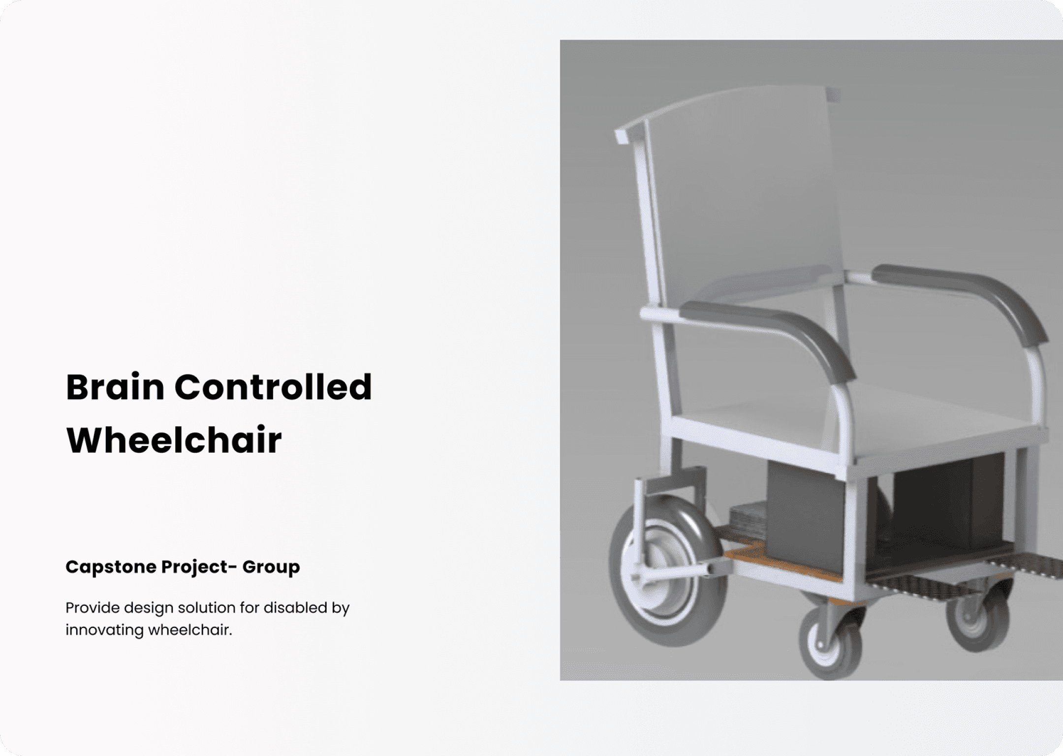 Brain Controlled Wheelchair
