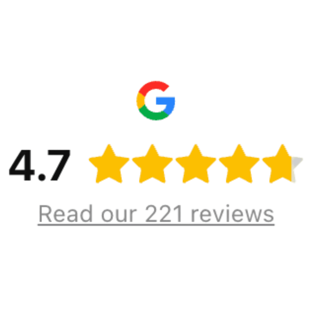 Google Bewertung 4.7 Logo Badge