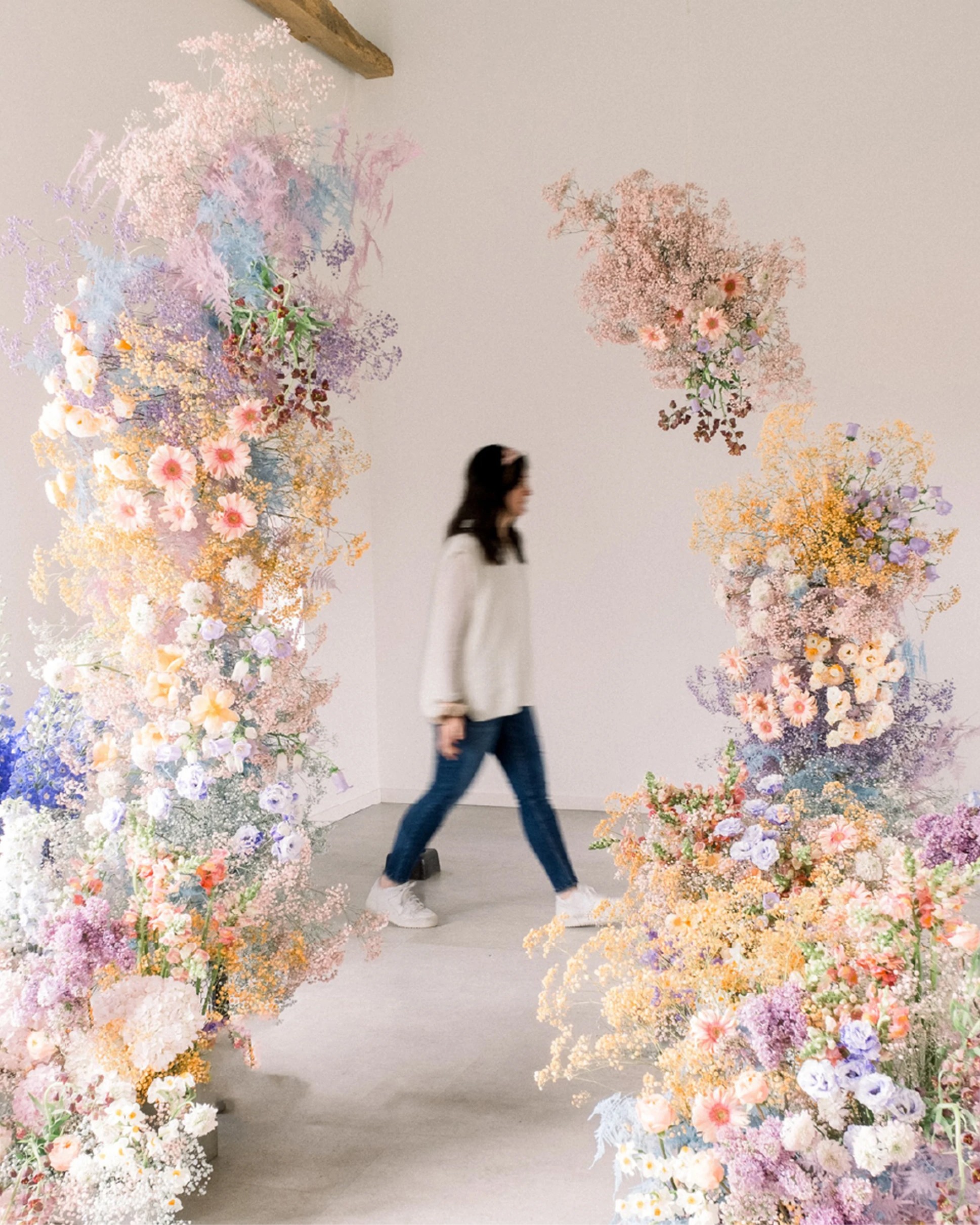 installation florale pour un mariage les coquettes