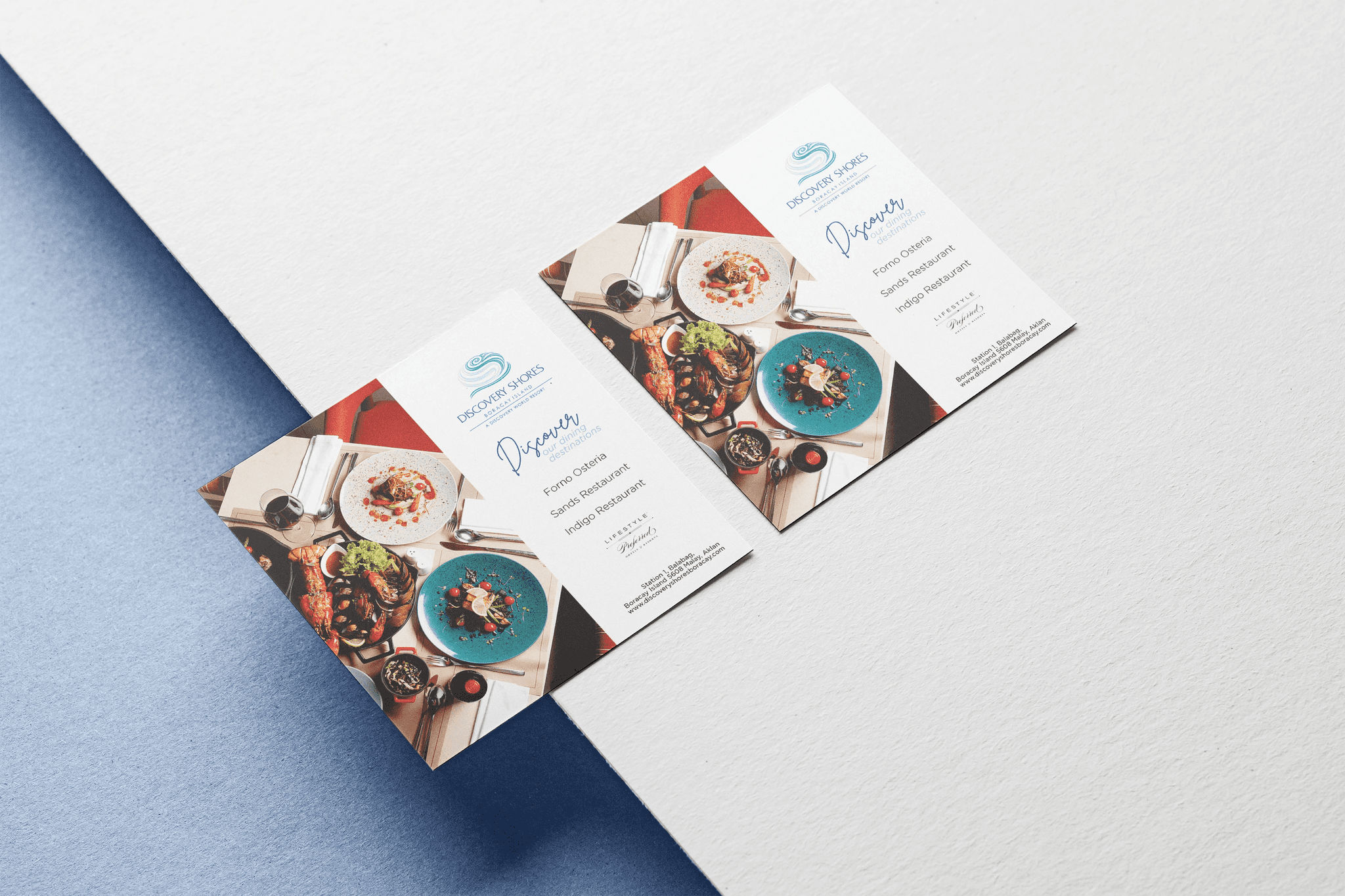 Packaging social media editorial and merchandise design for luxury 5 star filipino hotel in Boracay Philippines