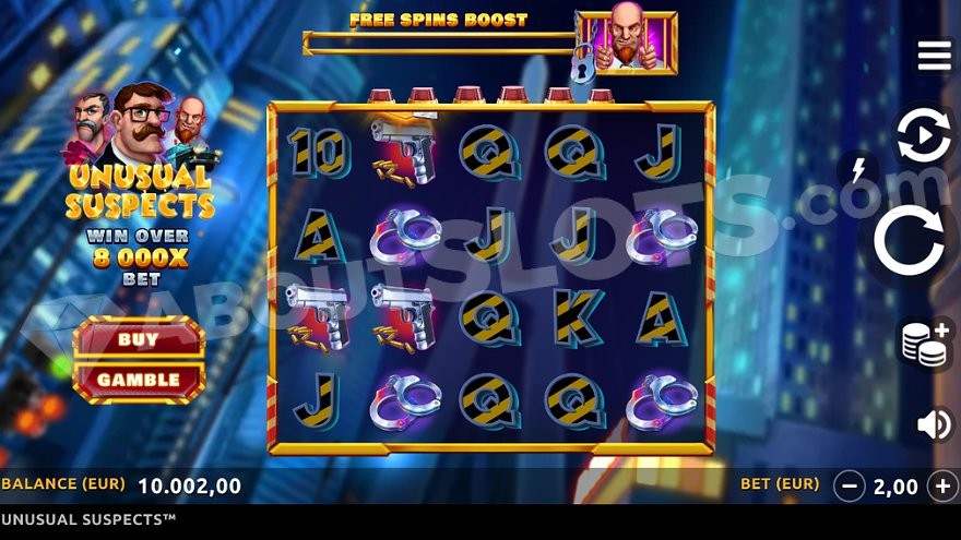 Unusual Suspects - capture en jeu (Games Global)