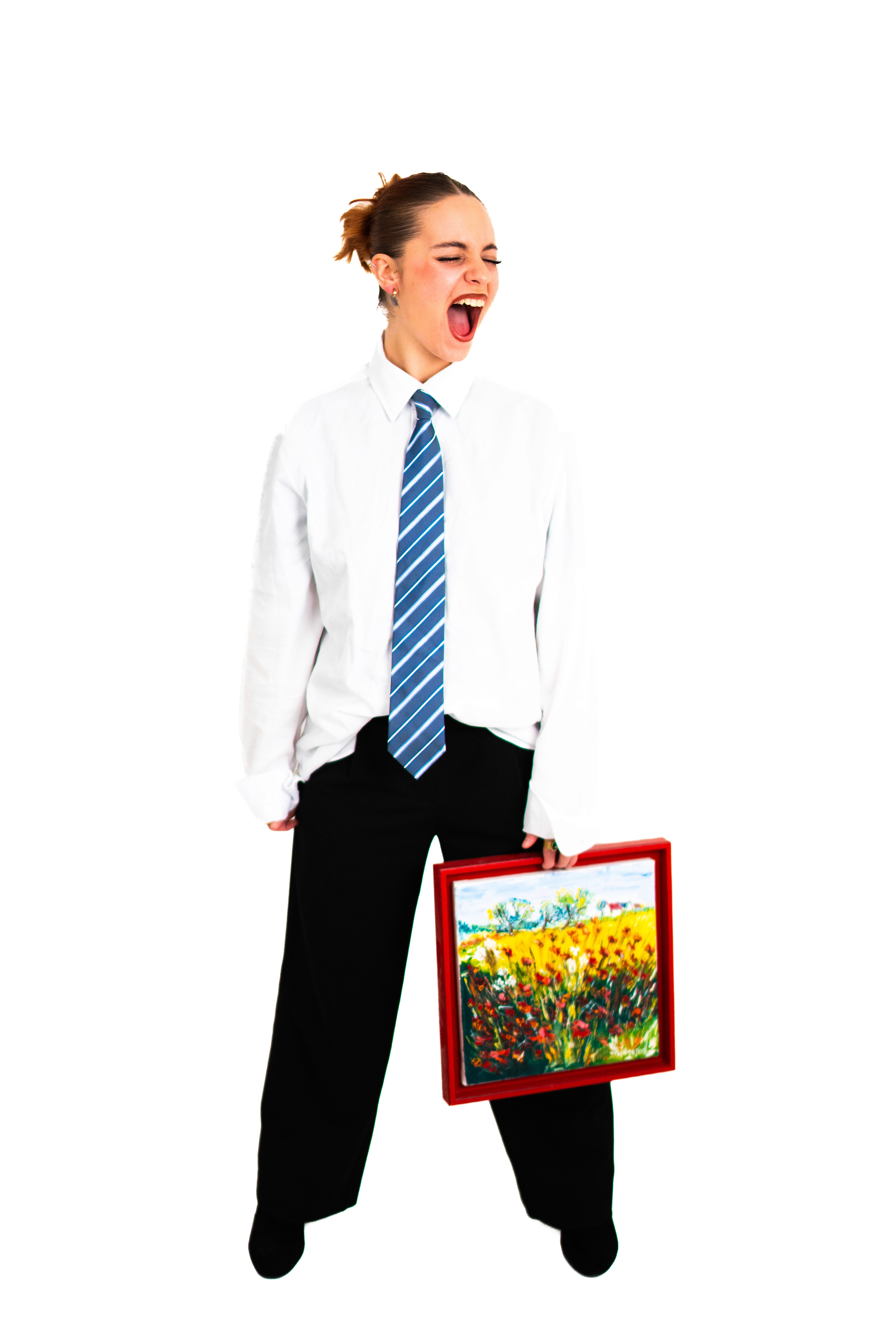 Studio portrait of a man