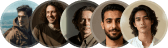 Portraits of Lando clients