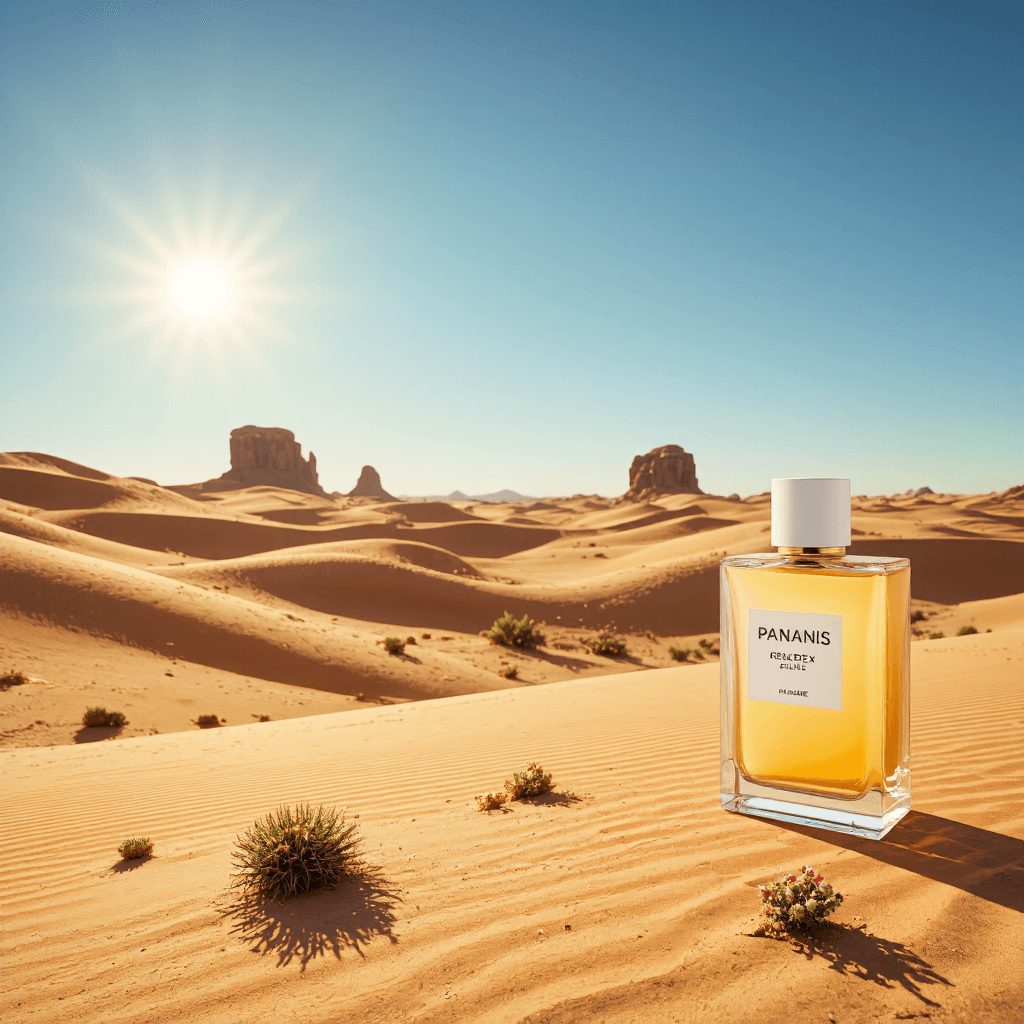 product photography of perfume