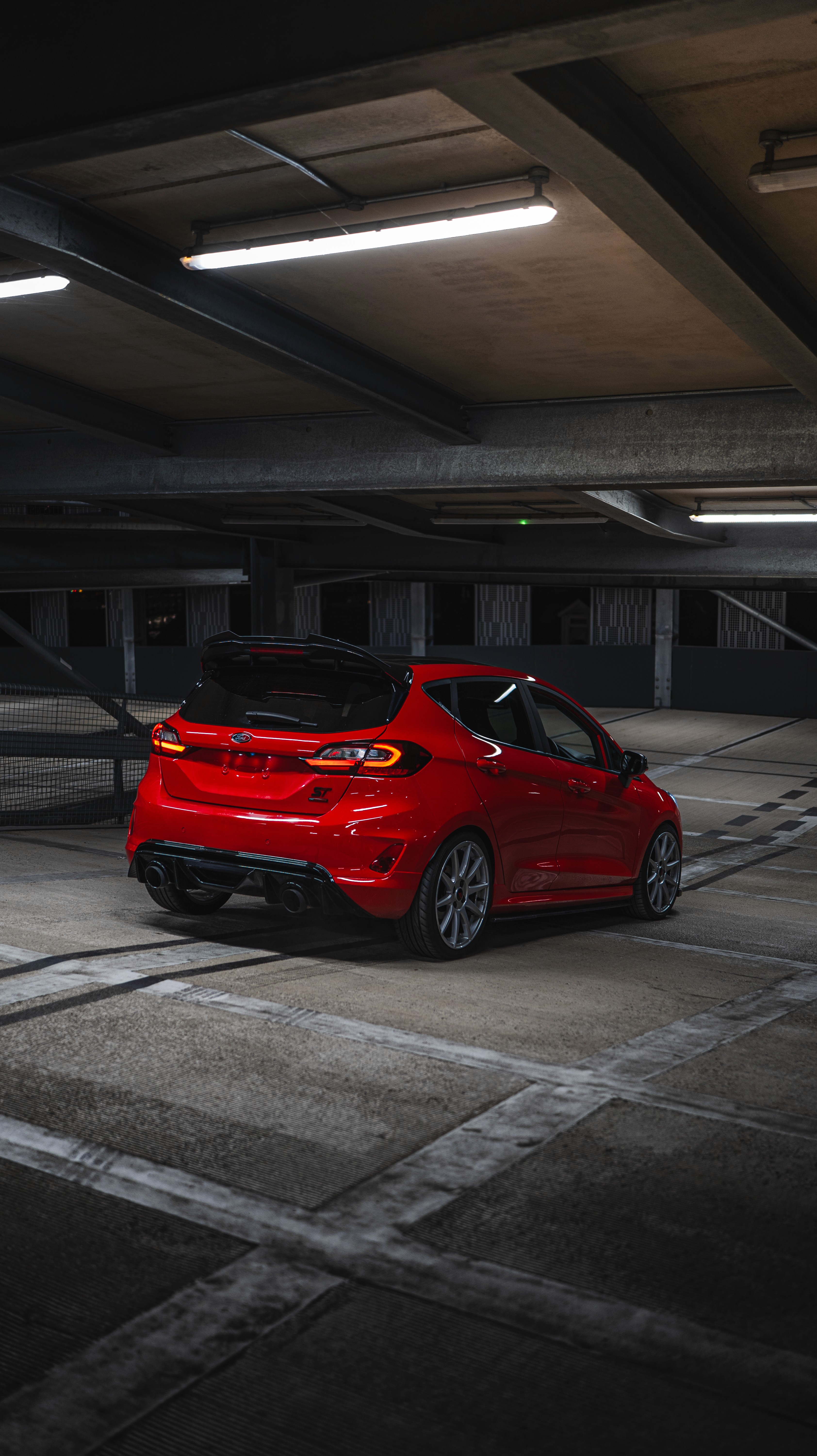 Fiesta st shot in a multistory