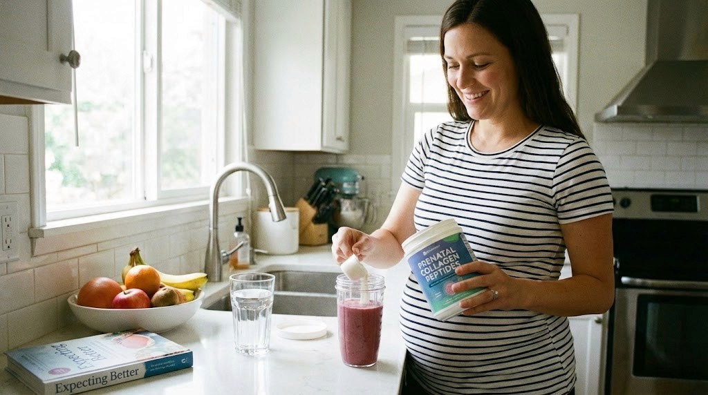 Collagen peptides and pregnancy