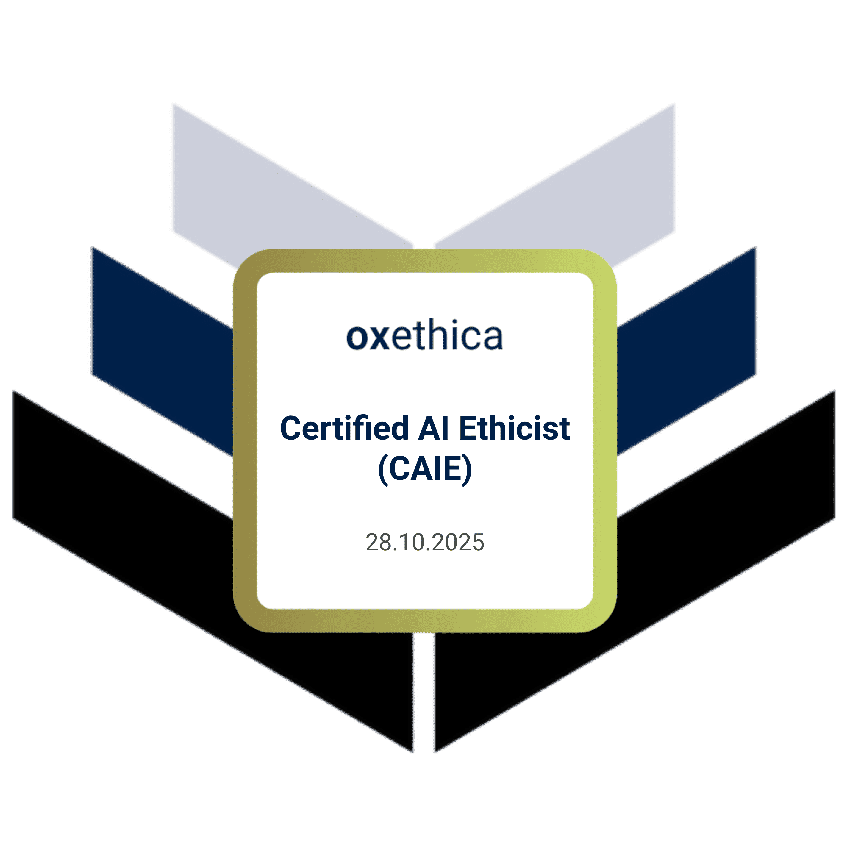 Maria Berrio oxethica certification of AI ethicist CAIE