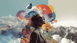 A colorful mosaic tunnel wall is shown.