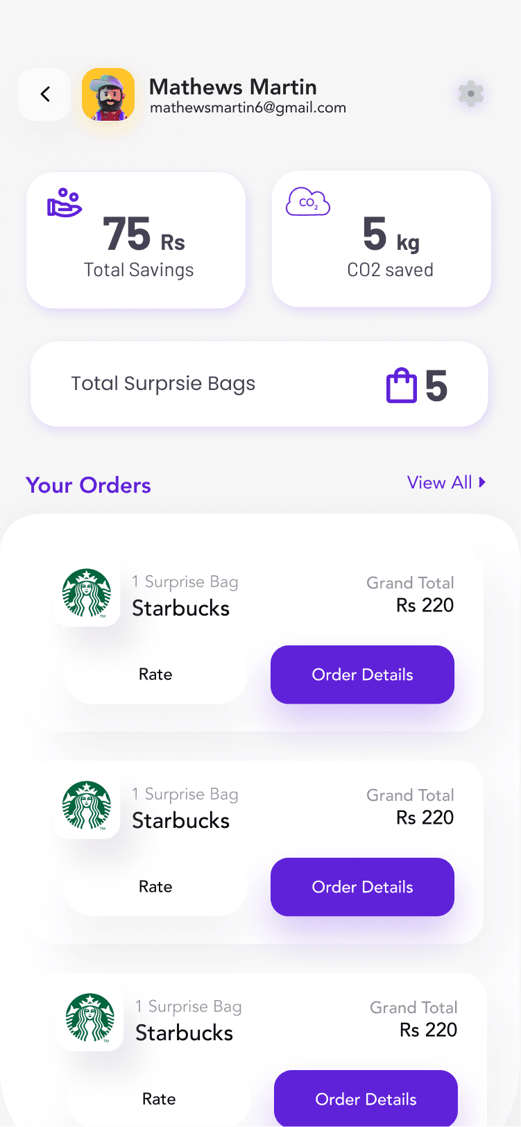 Mobile UI