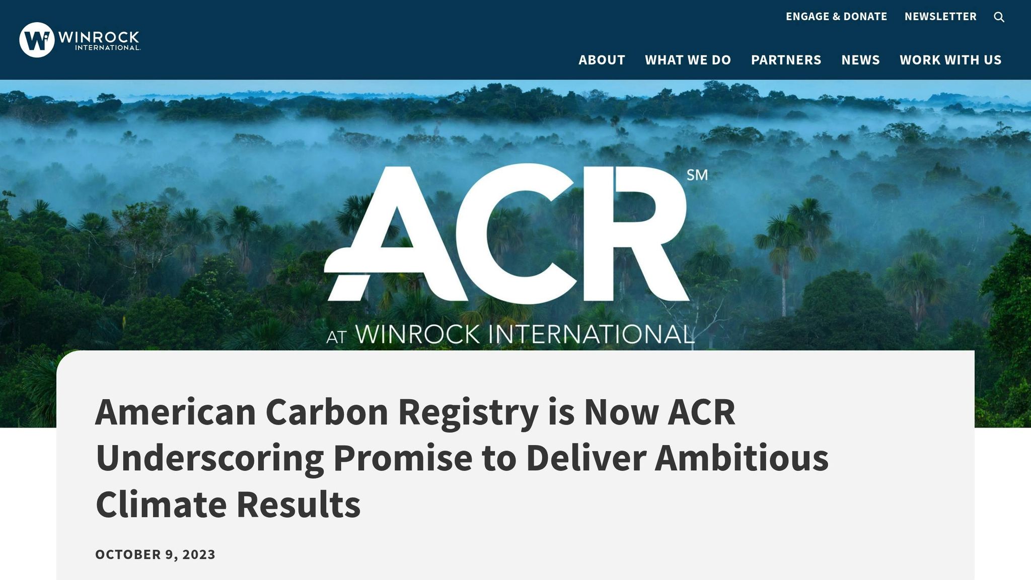 American Carbon Registry