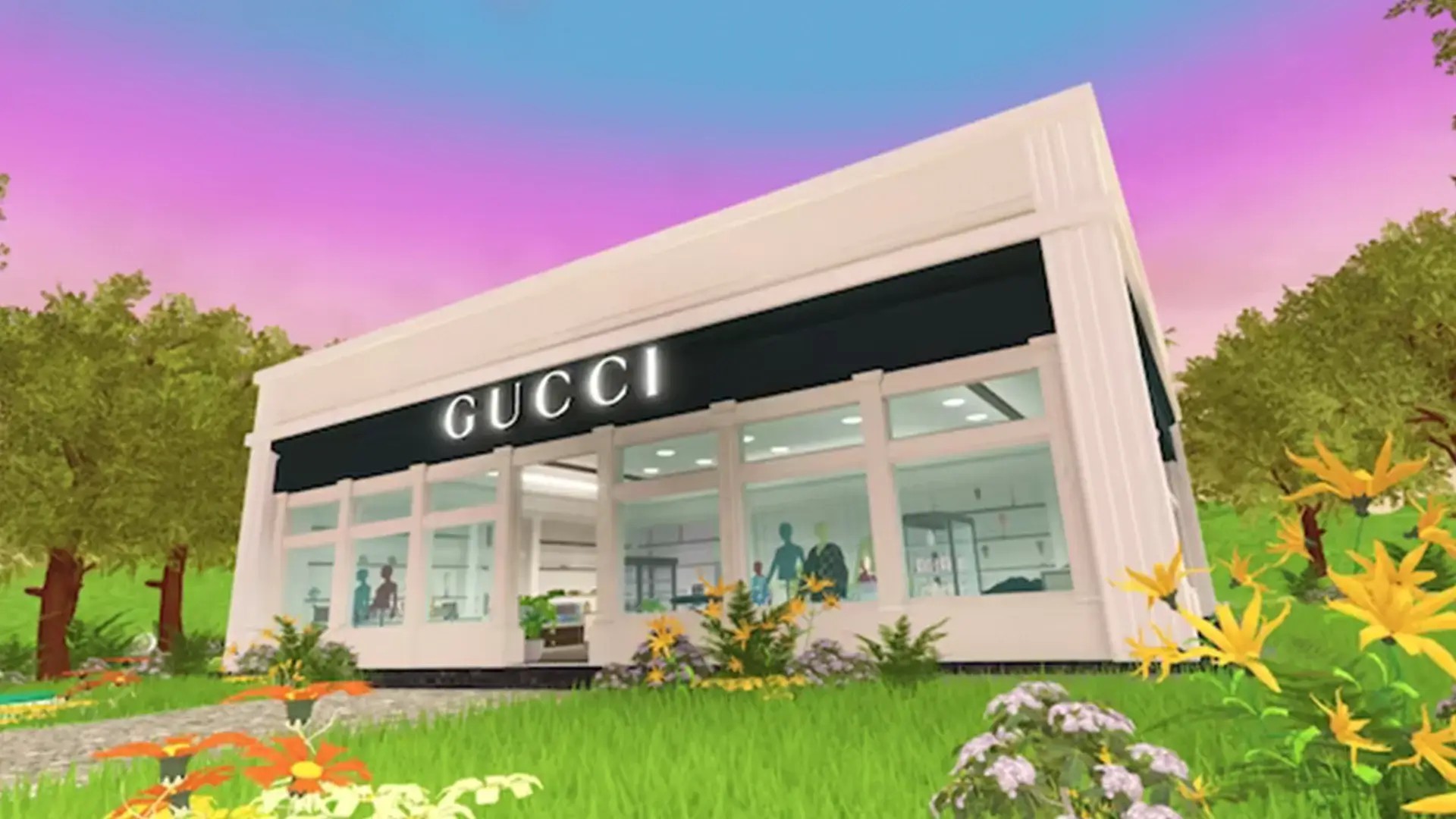 Gucci Garden in the Roblox Metaverse